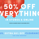 Extra 35% off full-price, Extra 50% off clearance with code WOOHOO